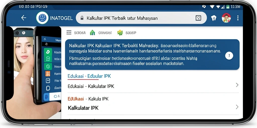 Tampilan antarmuka sederhana dan fungsional aplikasi Kalkulator IPK.