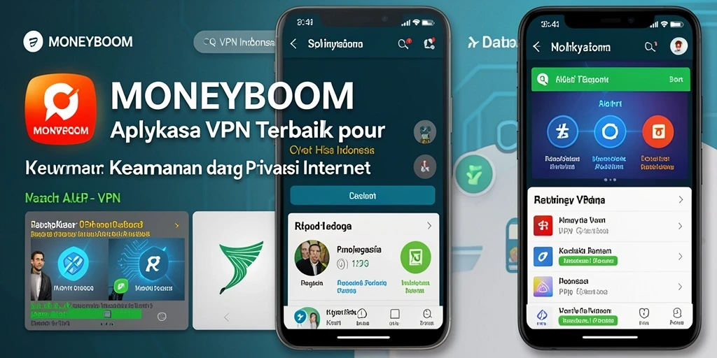 Tampilan antarmuka aplikasi <strong>MONEYBOOM</strong> yang sederhana dan intuitif.