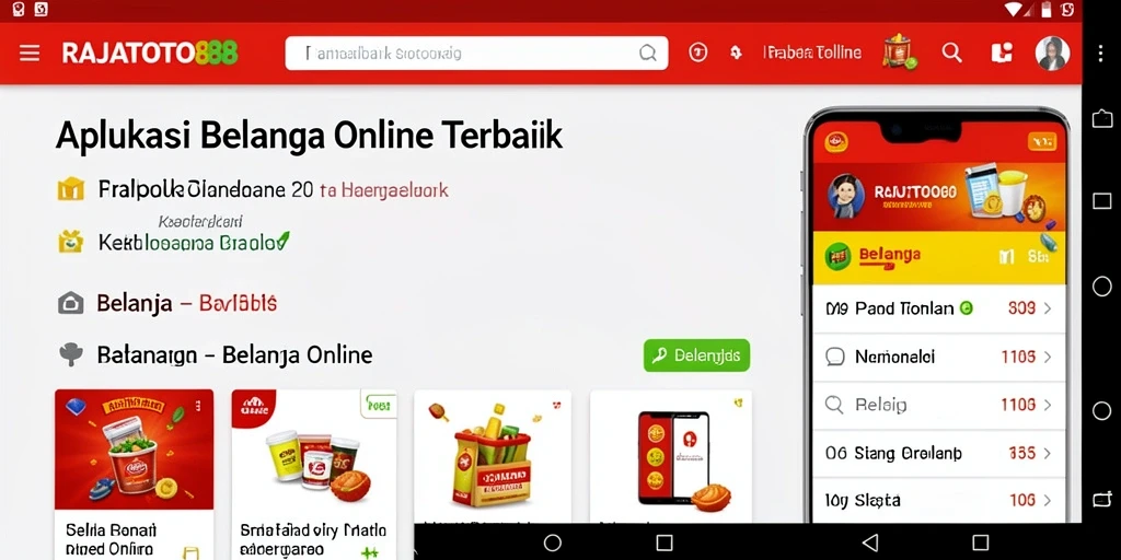 Tampilan antarmuka RAJATOTO88 yang menarik dan fungsional untuk belanja online.